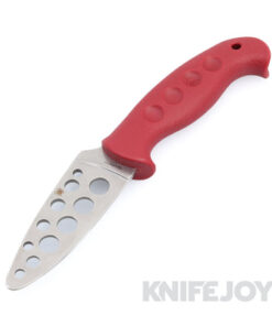 Spyderco FB05TRD Temperance Fixed Blade Trainer with Red FRN Handles