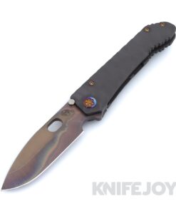 Medford Knives 187 DPT D2 Vulcan Tanto Blade with DLC Predator Handles / Flamed Hardware / DLC Clip