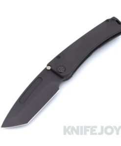 Medford Knives Marauder-H S45VN DLC Tanto Blade with DLC "Contoured" Handles / Black Hardware and Clip