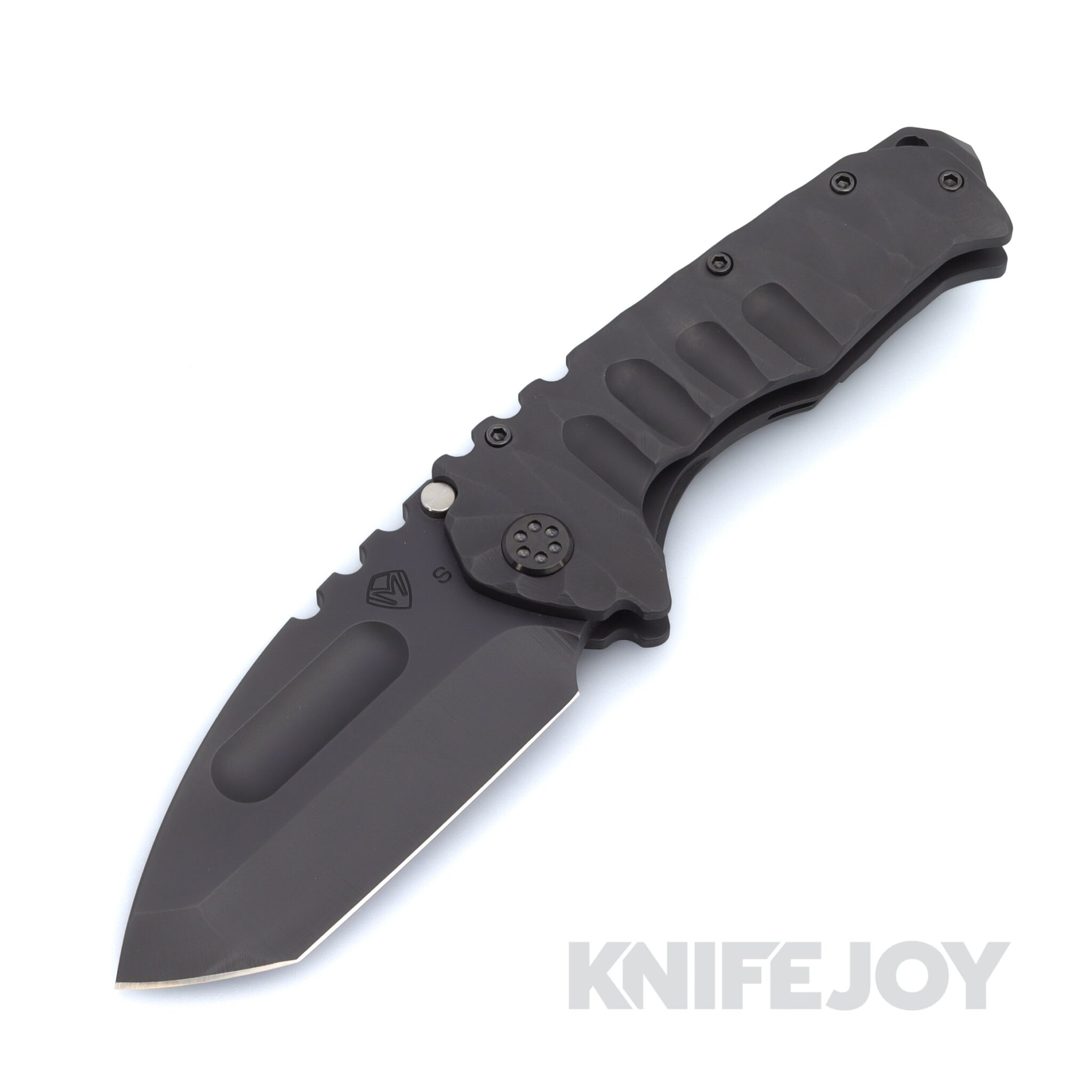Medford Knives Praetorian Ti S35VN DLC Tanto Blade with DLC "Predator" Handles and DLC Hardware