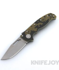 Demko Knives AD20.53VCAMOG10-CP 3V Clip Point Blade with Digi Camo G10 Handles