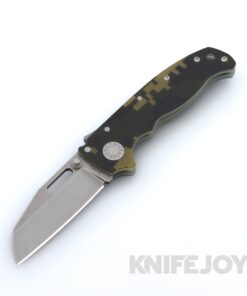 Demko Knives AD20.53VCAMOG10-SF 3V Shark Foot Blade with Digi Camo G10 Handles
