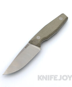 Boker Daily Knives 121511 AK4  Alex Kremer Designed 3V Fixed Blade Knife with Green Canvas Micarta Handle and Kydex Sheath