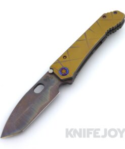 Medford Knives 187 DPT D2 Vulcan Tanto Blade with Bronze LaserTag Handles / Flamed Hardware and Clip