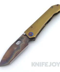 Medford Knives 187 DPT D2 Vulcan Tanto Blade with Bronze "Radius Contoured" Handles / Flamed Hardware / Bronze Clip