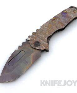 Medford Knives Praetorian "T" S45VN Vulcan Tanto Blade with Scorched Earth Predator Handles / OS TumPVD Hardware and Clip