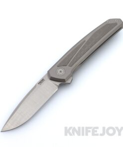 Pena X-Series Cobra Flipper Satin M4 Blade with Dark Bead Blast Titanium / Frag Inlay Scales