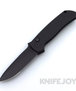 Pro-tech Knives BT2603-OP ATCF Auto OPERATOR with Sterile DLC 154CM Blade and Black Handle / Tritium Button / Black Hardware and Clip