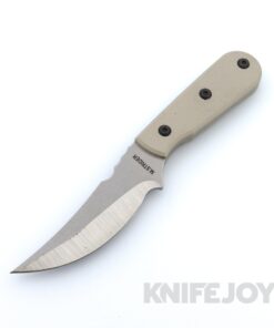 Strider Knives Steak Knife PSB27 Fixed Blade with Ivory Canvas Micarta Handles