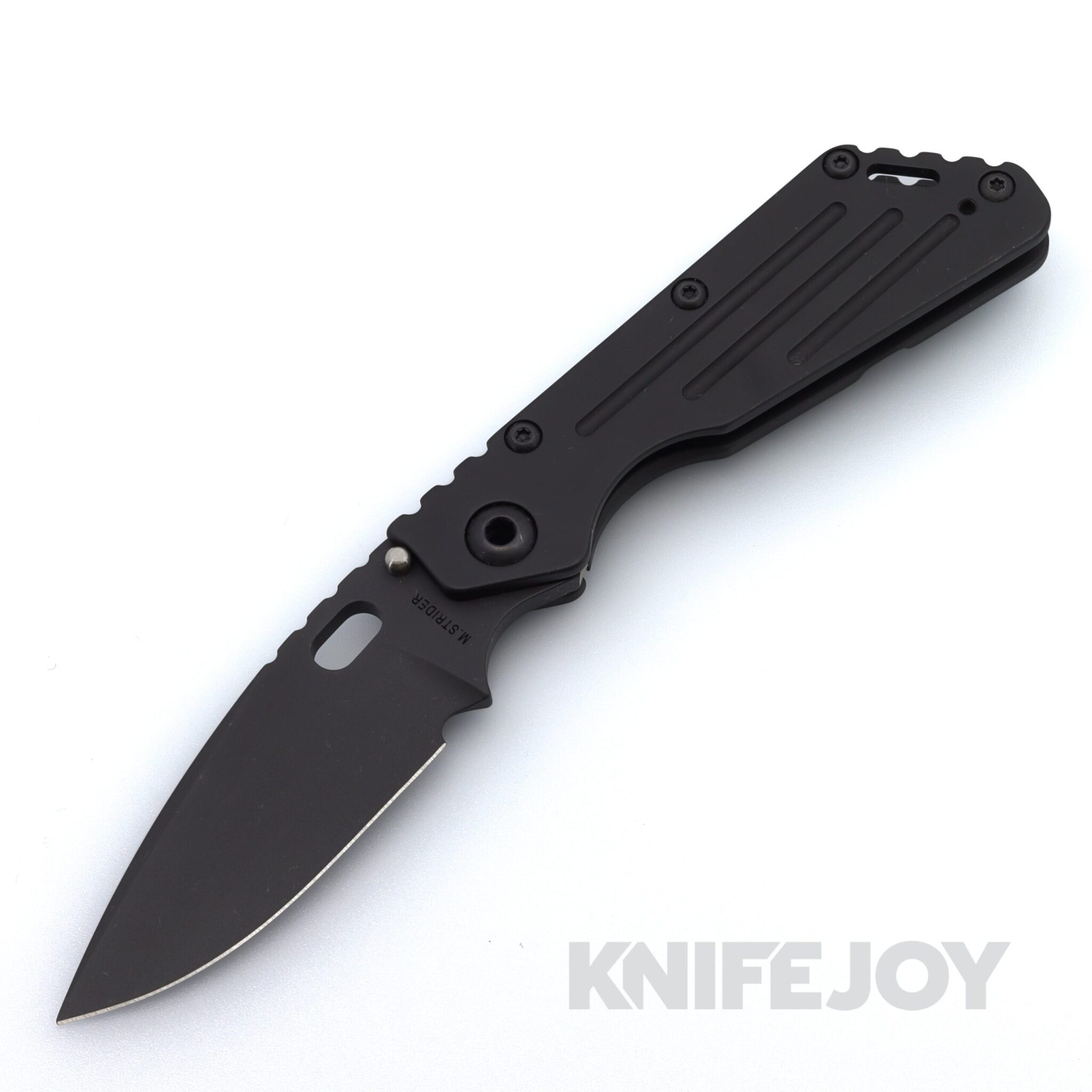 Mick Strider Knives Performance Series SMF with Black Chromium Nitrate Magnacut Blade and Black Titanium Handle