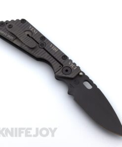 Mick Strider Knives SMF with Black Chromium Nitrate Magnacut Blade and SHOT Show Exclusive VVV Black Titanium Handle