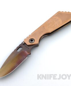 Mick Strider Knives SMF with Heat-Treated Magnacut Blade and Copper Handle