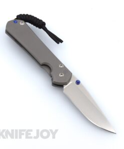 Chris Reeve Knives Small Sebenza 31 LEFT HAND Drop Point Magnacut Blade with Glass Blasted Titanium Handles
