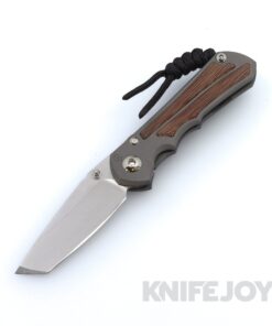 Chris Reeve Knives Small Inkosi Magnacut Tanto Blade with Natural Canvas Micarta Inlay