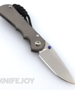 Chris Reeve Small Inkosi LEFT HAND Knife Plain Drop Point Magnacut Blade with Plain Titanium Handles