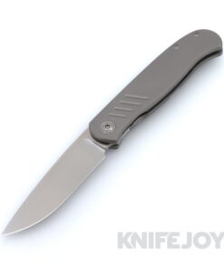 Trevor Burger Custom Knives TBC-ATLAS45 Atlas SFL Drop Point Satin Blade with Titanium Handles and Hardware