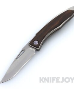 Chris Reeve Knives Mnandi with Magnacut Clip Point Blade and Titanium Handles with Macassar Ebony Inlay