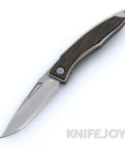 Chris Reeve Knives Mnandi with Clip Point Magnacut Blade and Titanium Handles with Bog Oak Inlay