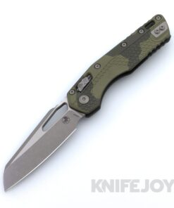 MICROTECH Standard Issue 210T-10APPMOC MSI RAM-LOK Folder Single Edge Apocalyptic Standard Blade with Olive Camo Polymer Tri-Grip Handles