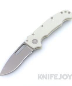 Demko Knives MG AD20S Kopis 20CV Blade with White Textured G10 K-1 Handles