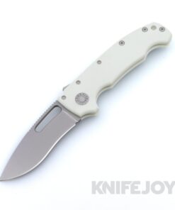 Demko Knives MG AD20S Kopis 20CV Blade with White Peel-Ply G10 K-1 Handles