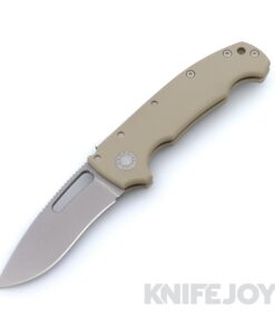 Demko Knives MG AD20S Kopis 20CV Blade with Tan Peel-Ply G10 K-1 Handles