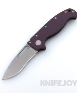 Demko Knives MG AD20S Kopis 20CV Blade with Purple Peel-Ply G10 Big Belly Handles