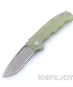 Demko Knives MG AD20S Kopis 20CV Blade with Natural Peel-Ply G10 Finger Groove Handles