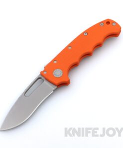 Demko Knives MG AD20S Kopis 20CV Blade with Orange G10 Finger Groove Handle