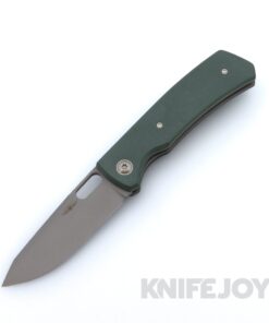 Jarosz Custom Knives Kali Titanium Liner Lock AEB-L Blade with Forest G10 Scales