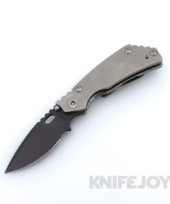 Mick Strider Knives PT with Black Chromium Nitrate Magnacut Blade and Hybrid Titanium Handles