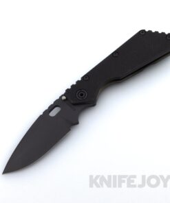 Mick Strider Knives SMF Black Magnacut Blade with Black G10 / Titanium Handle
