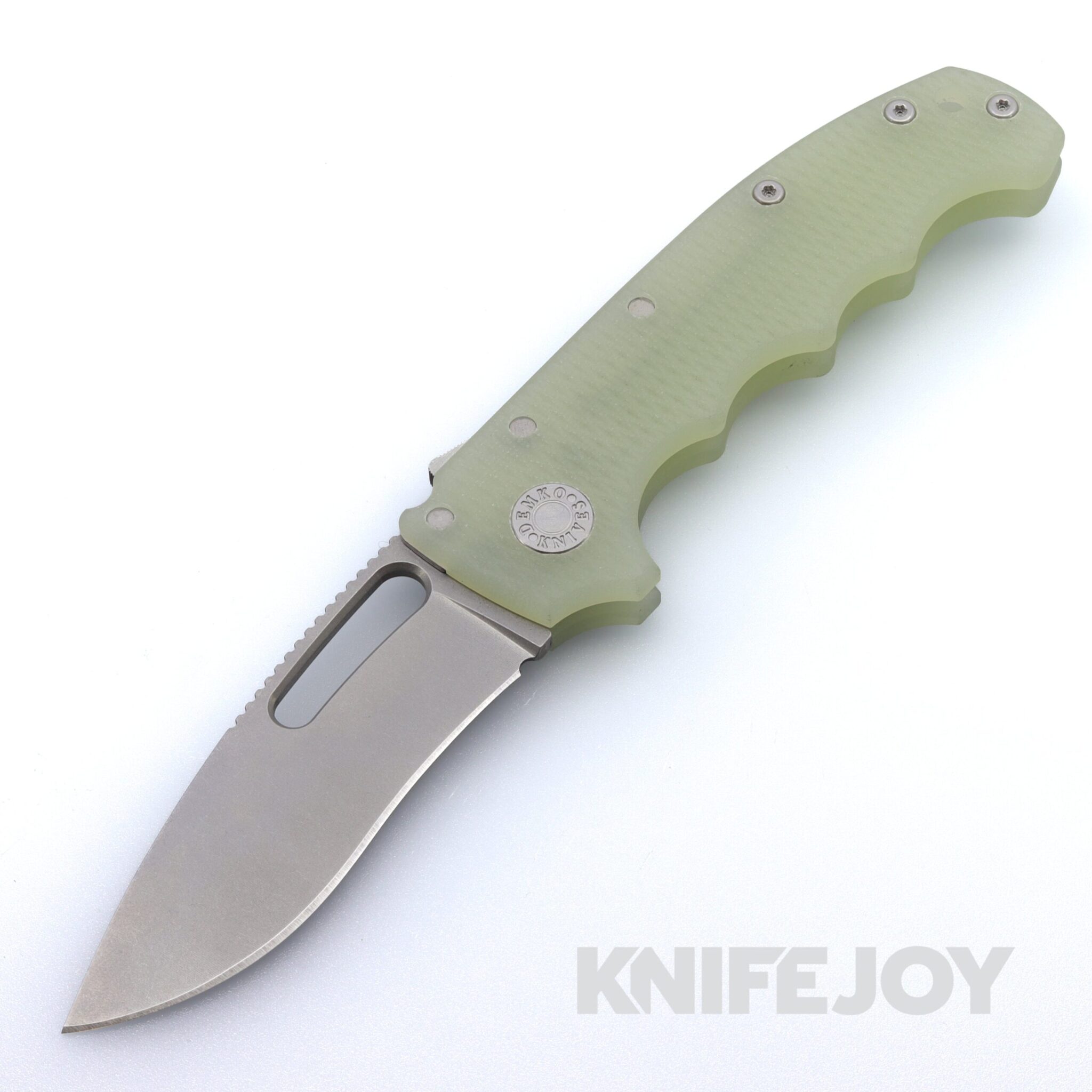 Demko Knives MG AD20S Kopis 20CV Blade with Natural G10 Finger Groove Handles