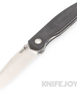 Enrique Pena X Series Front Flipper Bravo1 M390 Belt Satin Blade with Carbon Fiber Handles/ Titanium Hardware and Clip