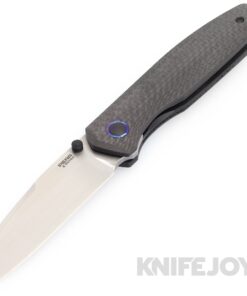 Enrique Pena X Series Front Flipper Bravo1 M390 Hand Rubbed Satin Blade with Carbon Fiber Handles/ Mokuti Pivot Collar/ PVD Hardware and Clip