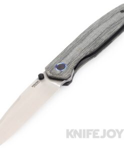 Enrique Pena X Series Front Flipper Bravo1 M390 Hand Rubbed Satin Blade with Black Micarta Handles/ Mokuti Pivot Collar/ PVD Hardware and Clip