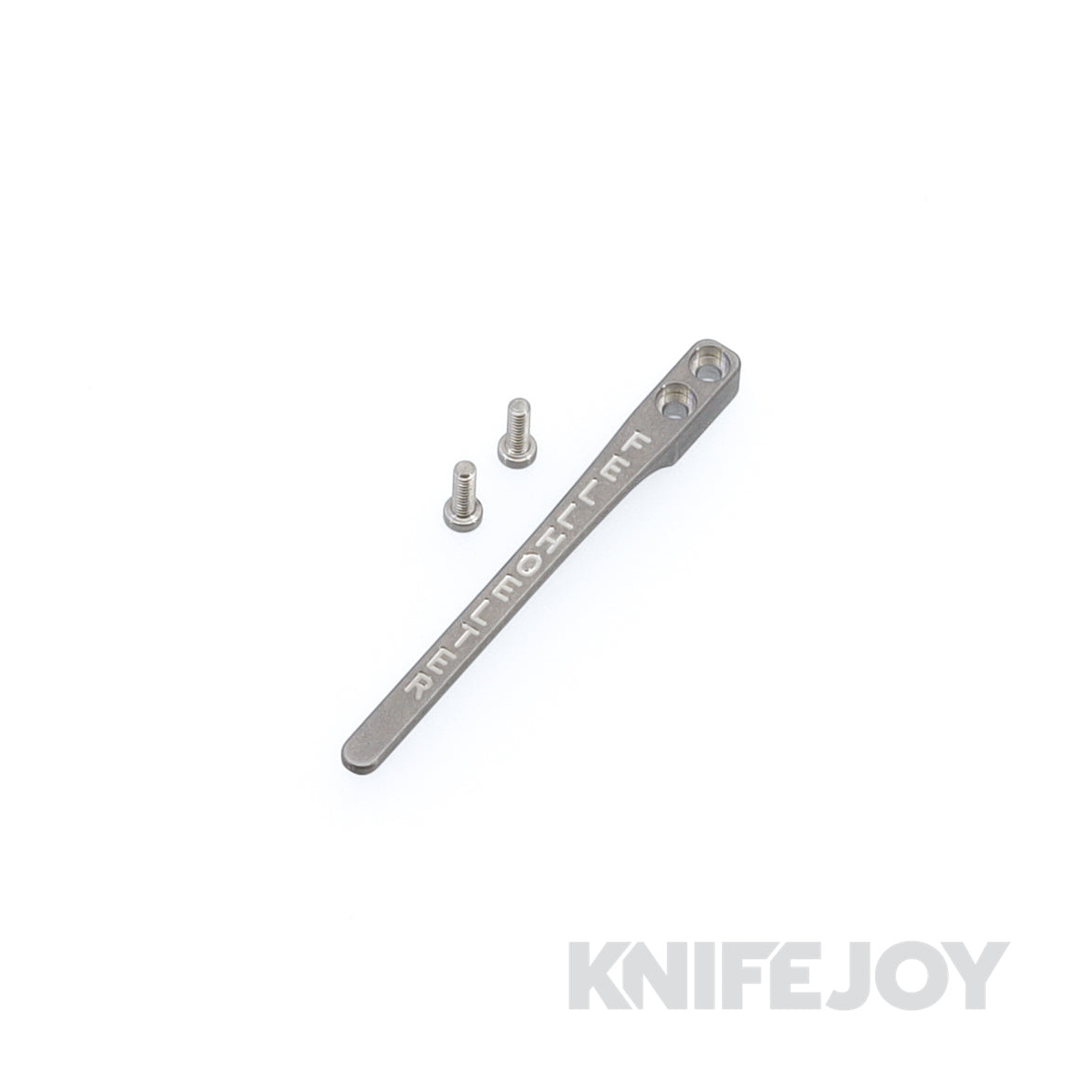 Fellhoelter Gentleman Slim Titanium Milled NAME Pocket Clip Stonewash Finish