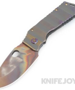 Medford Knives TFF-1 S45VN Vulcan Blade with BB/ Cement w/ Maker's Ano "Armadillo" Handles/ Maer's HW and Clip