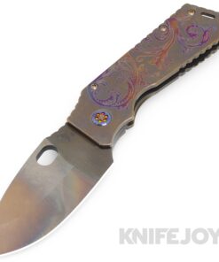 Medford Knives TFF-1 S45VN Vulcan Blade with Bronze "Deep Cut Laurel Leaf Filigree" Handles/ Flamed Hardware and Clip