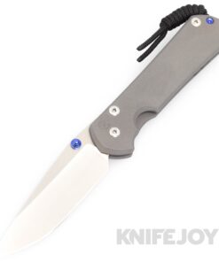 Chris Reeve Knives Large Sebenza 31 Plain Drop Point Magnacut Polished Blade with Plain Titanium Handles