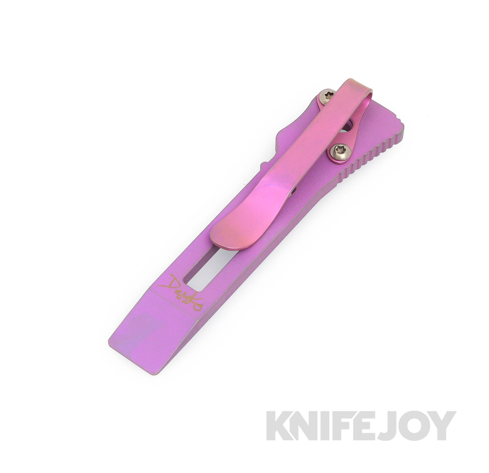 Maverick Customs Shark lock Pry Bar with Purple Anodized Titanium