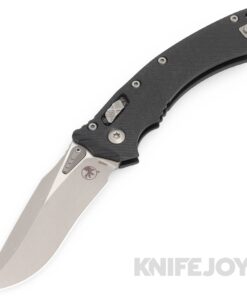 MICROTECH 137RL-10APFLGTBK Amphibian RAM-LOK Folder Apocalyptic Standard Blade with Fluted Black G10 Handles
