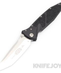 MICROTECH 161-10 SOCOM Elite Tanto Tactical Stonewash Blade with Black Aluminum Handles