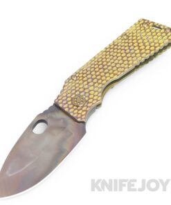 Medford Knives TFF-1 S45VN Vulcan Blade with Two-Toned Dragon Skin Handles/ Maker's Hardware and Clip