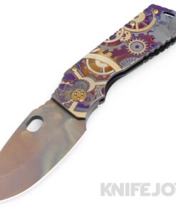 Medford Knives TFF-1 S45VN Vulcan Blade with DLC "Ghost SteamPunk" Handles/ Bronze Hardware and Clip
