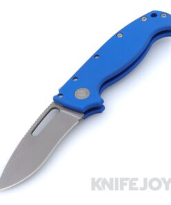 Demko Knives MG AD20S Kopis 20CV Blade with Blue Peel Ply G10 Big Belly Handles