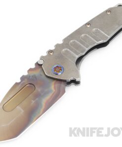 Medford Knives Praetorian "T" S45VN Vulcan Tanto Blade with Tumbled Handles/ Flamed Hardware and Clip