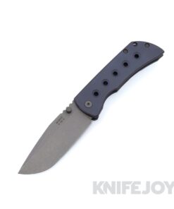 McNees Knives PM Mac2 3.5"- Gen2 Magnacut Blade and Atomic Blue / Bronze Titanium Handles with Speedholes