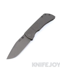 McNees Knives PM Mac2 3.5"- Gen2 Magnacut Blade and Atomic Jigged Titanium Handles with Stonewashed Bolster