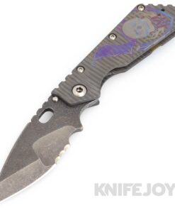 Mick Strider Custom Knives XL MSC Custom Grind Blade with Flamed Titanium Handles